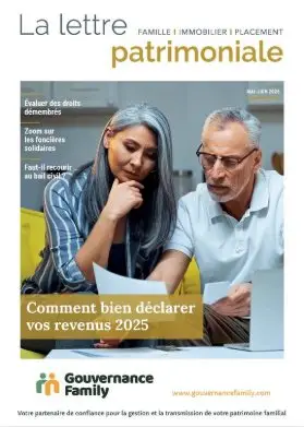 Couverture La lettre patrimoniale — Mai 2026